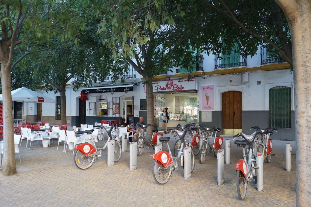 Atico Con Terraza En Alameda De Hercules Sevilla Exterior foto